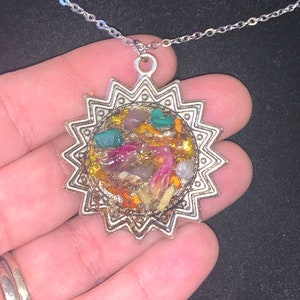 Happiness Spell Necklace/ Preserved Happiness Spell Necklace/ Pure Joy Spell Necklace/ Spell Necklace/ Crystal Necklace/  Happiness Talisman