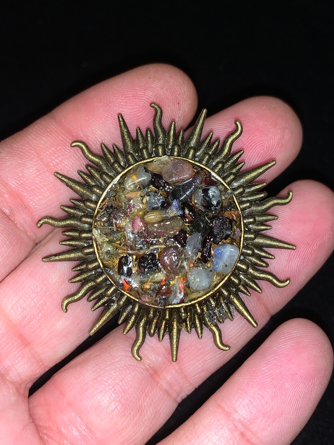 Psychic Spell Brooch/ Preserved Connect to Your Higher Self Etsy