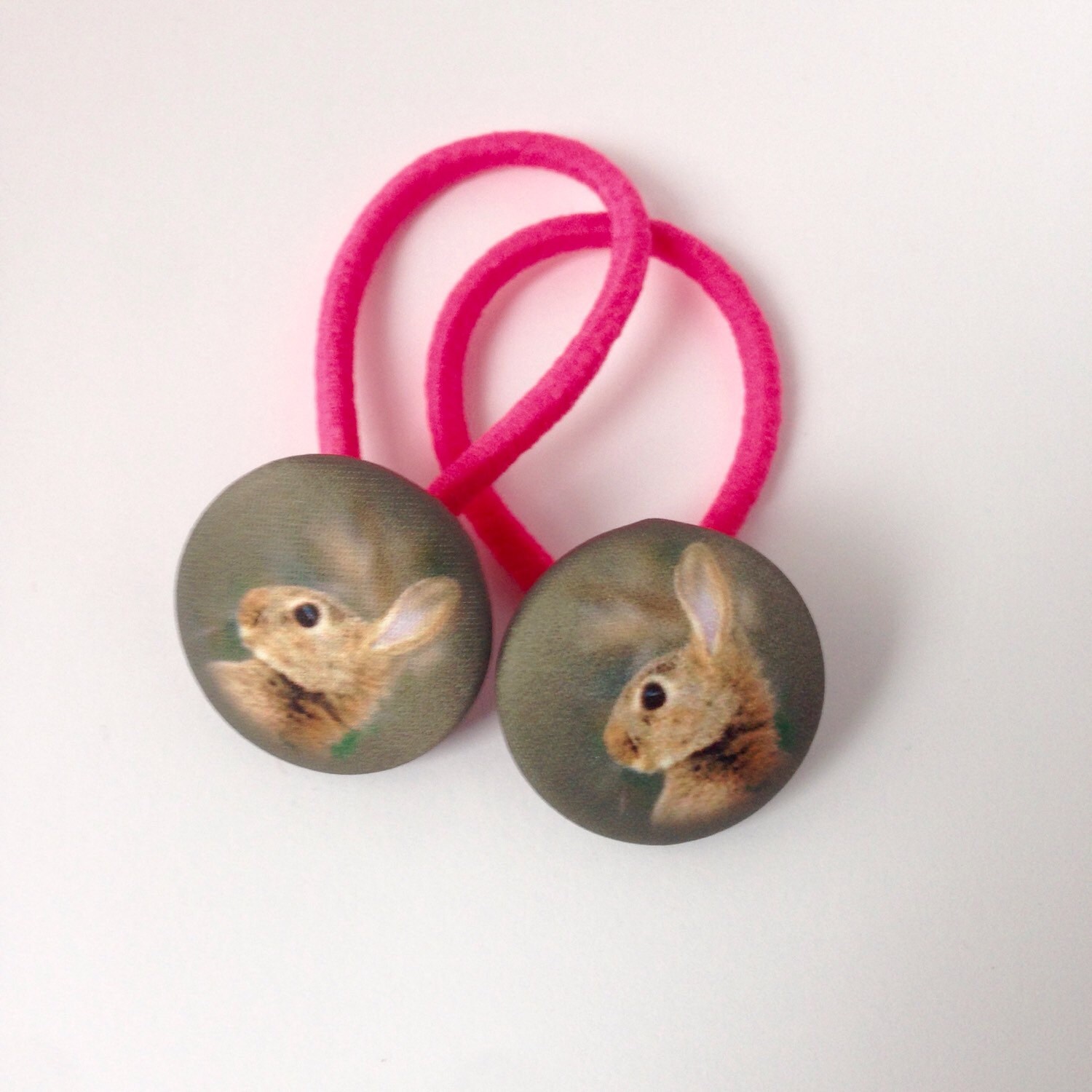 Hare Easter Bunny Hair Elastics Rabbit Hair Bobbles set of Etsy