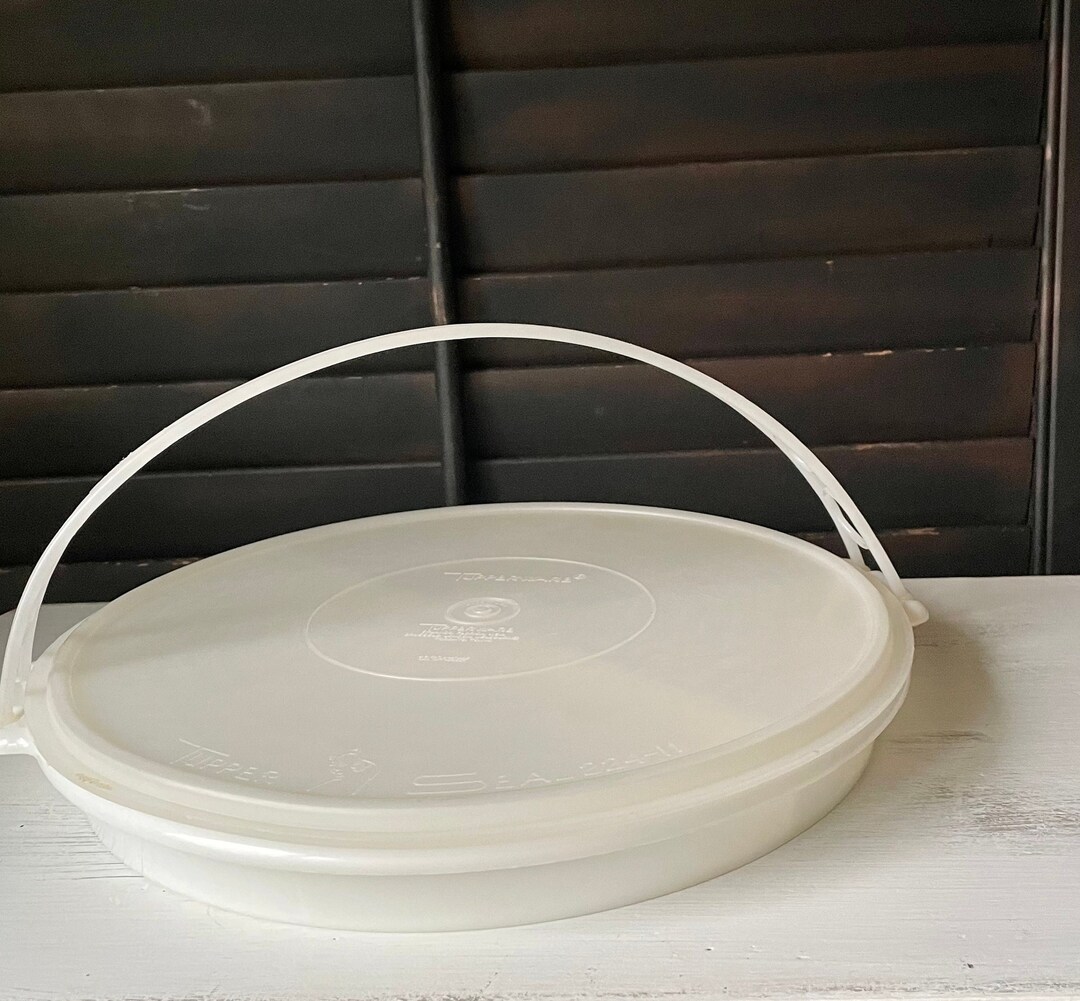 Tupperware Divided Veggie Tray With Lid and Handle 405, 224 Etsy
