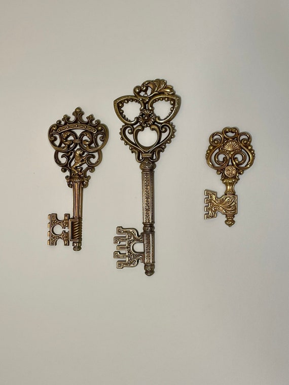 Set of Three Skeleton Keys