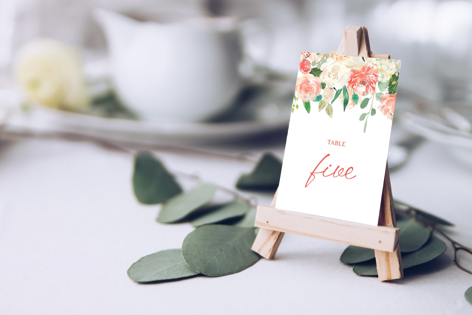 Download Table Number Mockup / Place Card Mockup / Wedding Card ...