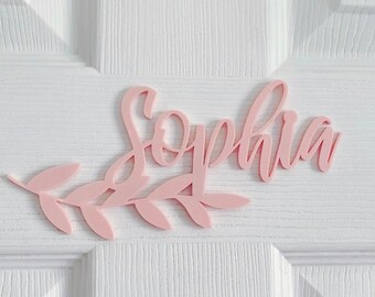 Princess door sign Personalized hanging Door Sign Baby gift Baby name sign Baby Sleeping Sign ,Personalized Baby Gift Baby Girl gift