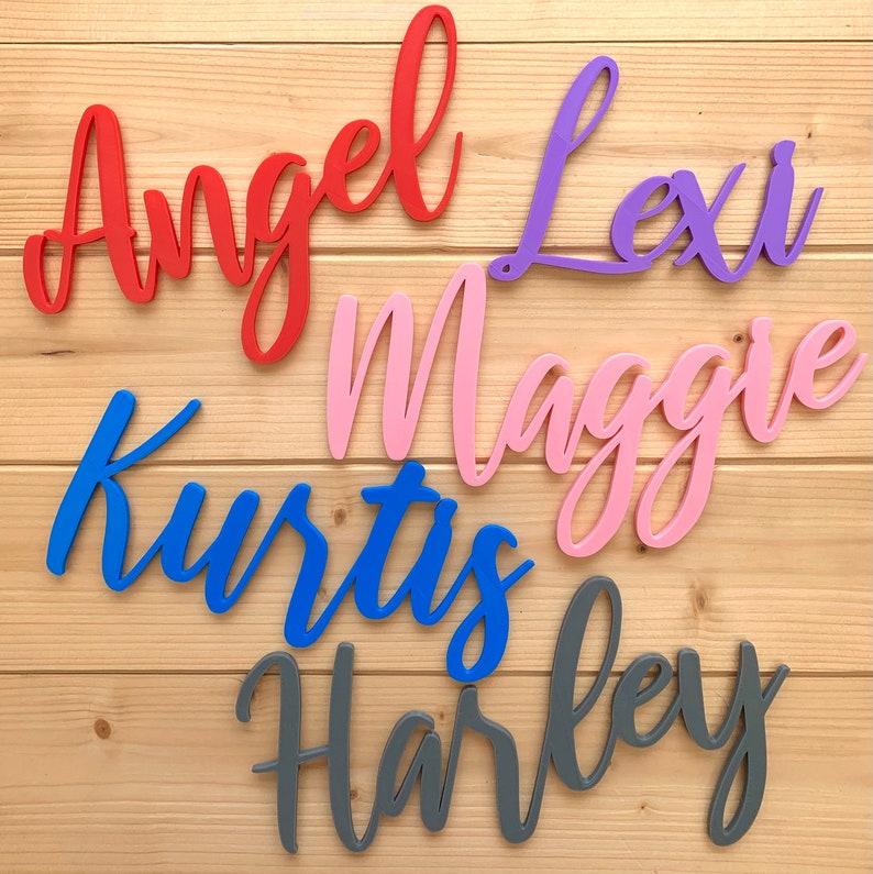 Personalised Door Wall Name Sign Plaque Nursery Baby Christmas Etsy