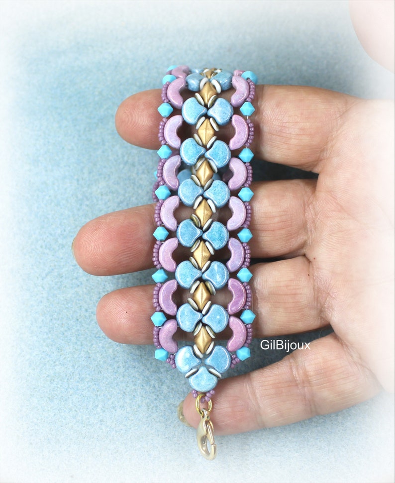 DIY Beading Tutorial PDF Joonas Bracelets Pattern in Two Etsy