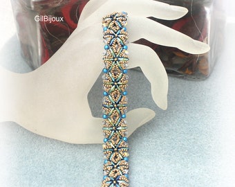 Tutorial Bracelet Hana, Beading Tutorials and Patterns