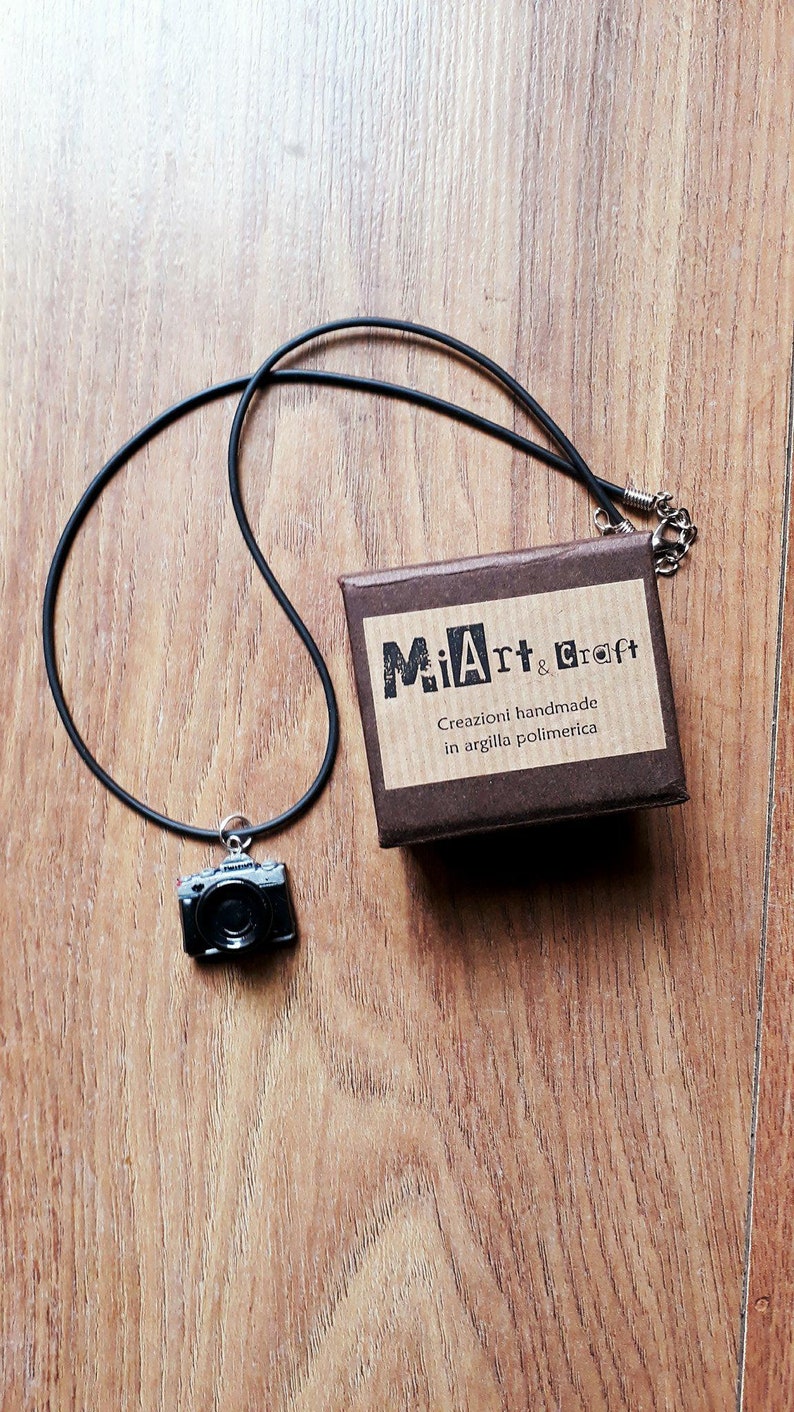 Brooches and pendants miniature camera Reflex camera necklace- handmade photographer gift