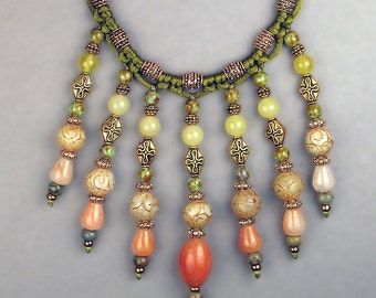 Tutorial per collana con perline a cascata