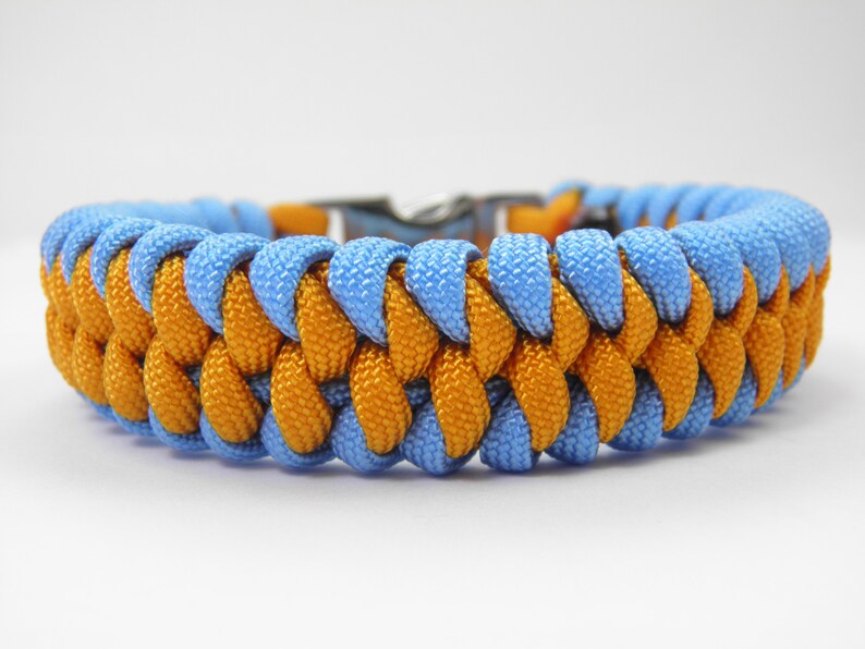 Bracelet made of US Paracord-Mated Snake-Free Color Choice-Handmade image 2