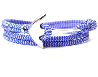 Anchor Bracelet-Surfer Bracelet-Men Bracelet-Women Bracelet-Stainless Steel Anchor-Paracord Bracelet-Anchor Paracord Bracelet