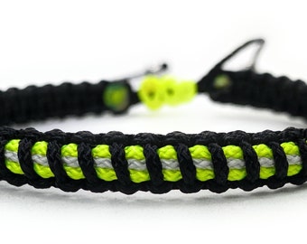 Paracord Firefighter Armband-Verstellbar - Micro Cord Feuerwehr Armband