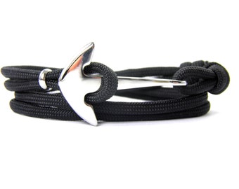 Anker Armband-Surfer Armband-Männer Armband-Frauen Armband-Edelstahl Anker-Paracord Armband-Anchor Paracord Bracelet