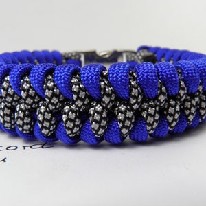 Bracelet made of US Paracord-Mated Snake-Free Color Choice-Handmade image 8