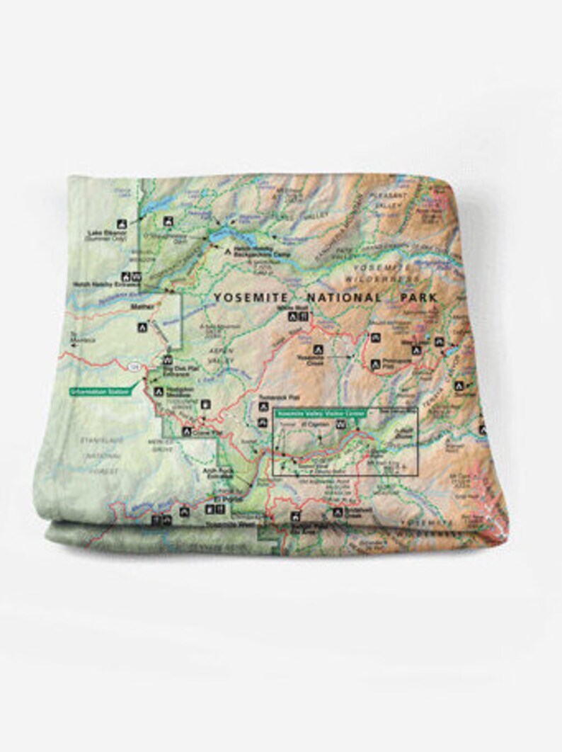 FREE SHIP Crater Lake NP Plush Throw Blanket