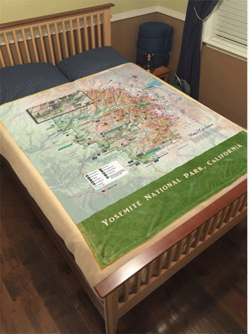 FREE SHIP Crater Lake NP Plush Throw Blanket
