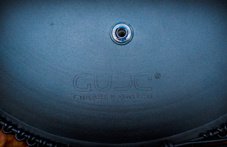 May include: Close-up of a black bicycle seat with a silver metal screw and the text "GUD.C. GEAR & DRIVE" embossed on the surface.