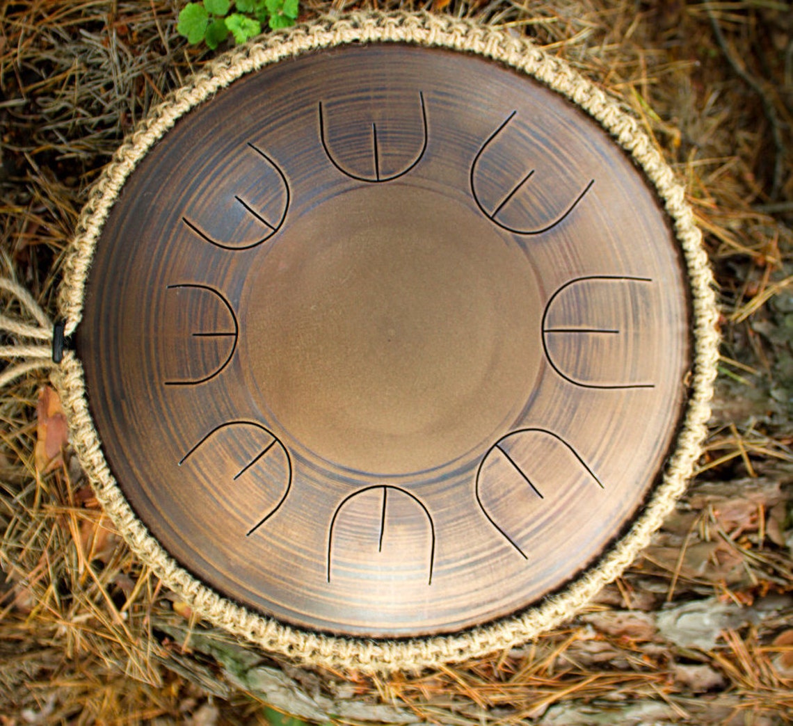 Steel Tongue Drum GUBAREV Drum MINI Overtone With Rope Etsy