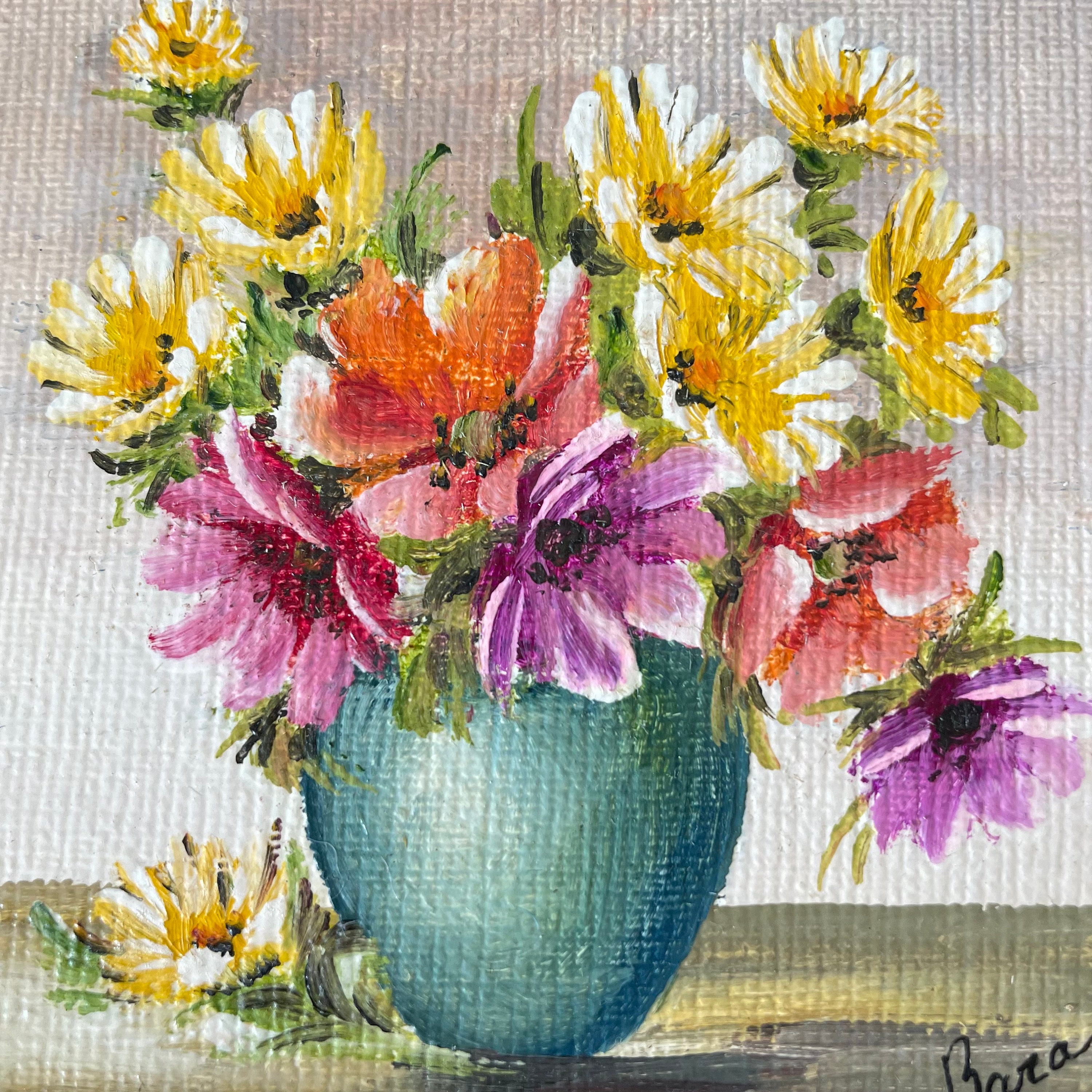 油絵 油彩 絵画 【giardino fiorito colorato 】