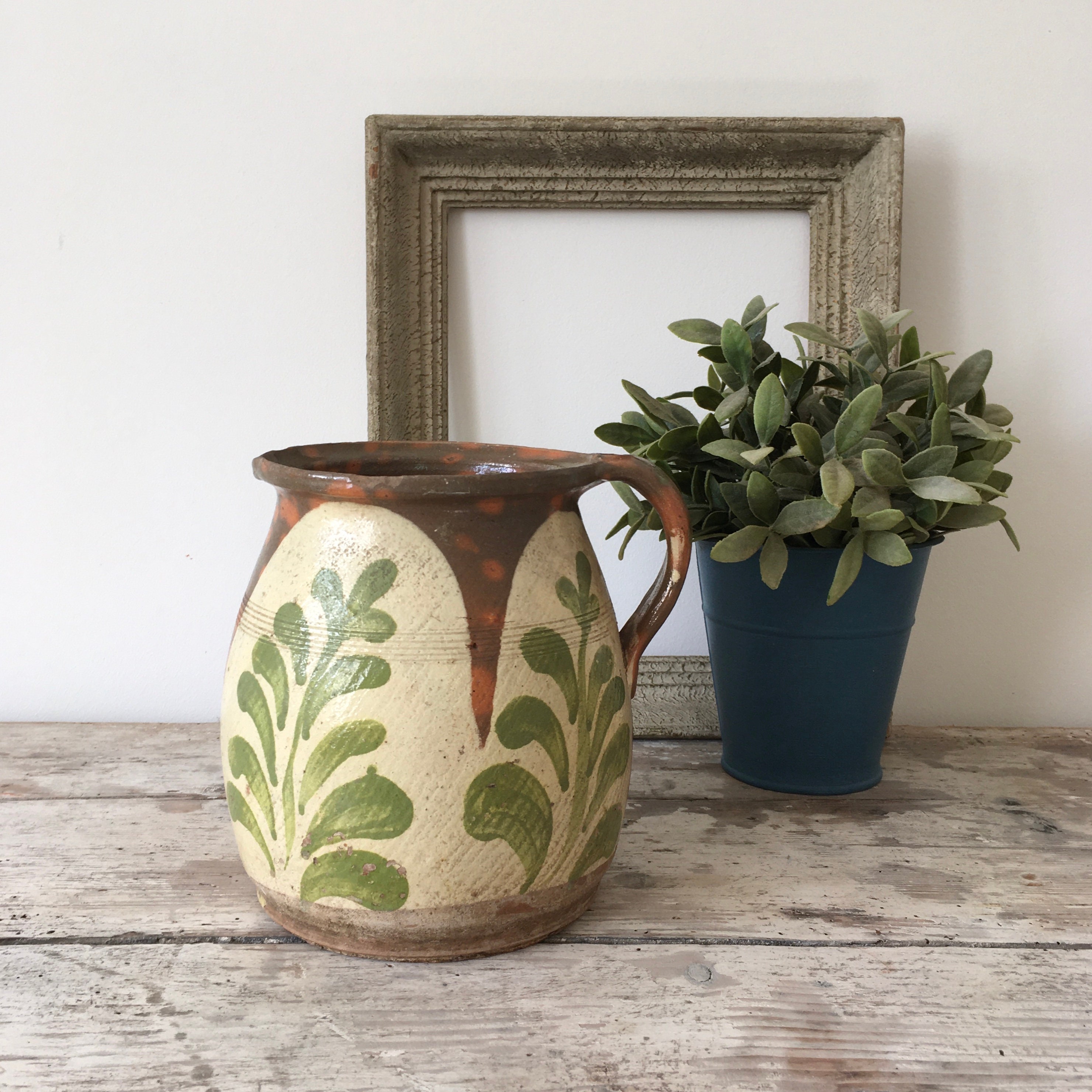 European pottery jug