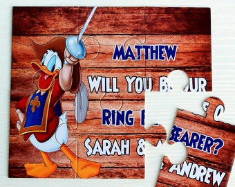 Will You Be Our Ring Bearer, Will You Be My Ring Bearer, Ring Bearer Puzzle, Ask Ring Bearer, Ring Bearer Proposal, Ring bearer Card