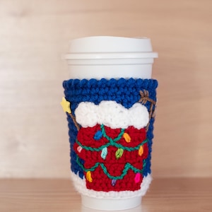 Snoopy's Christmas Dog House Cup Cozy