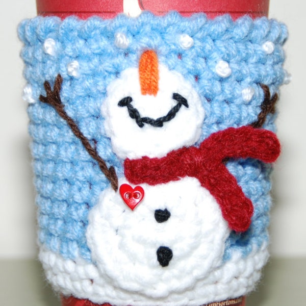 Snowman Cup Cozy