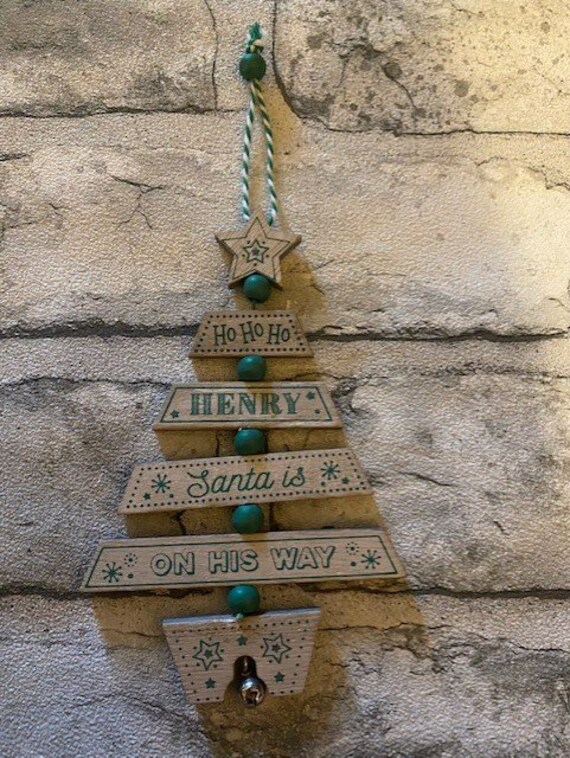 Personalised Boy Named Christmas Tree Decorationsfree UK Etsy