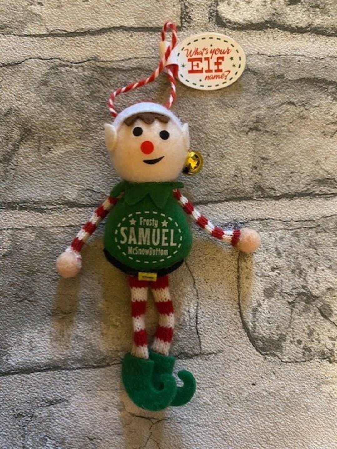 Personalised Boy Named Elf Christmas Tree Decorationsfree UK Etsy UK