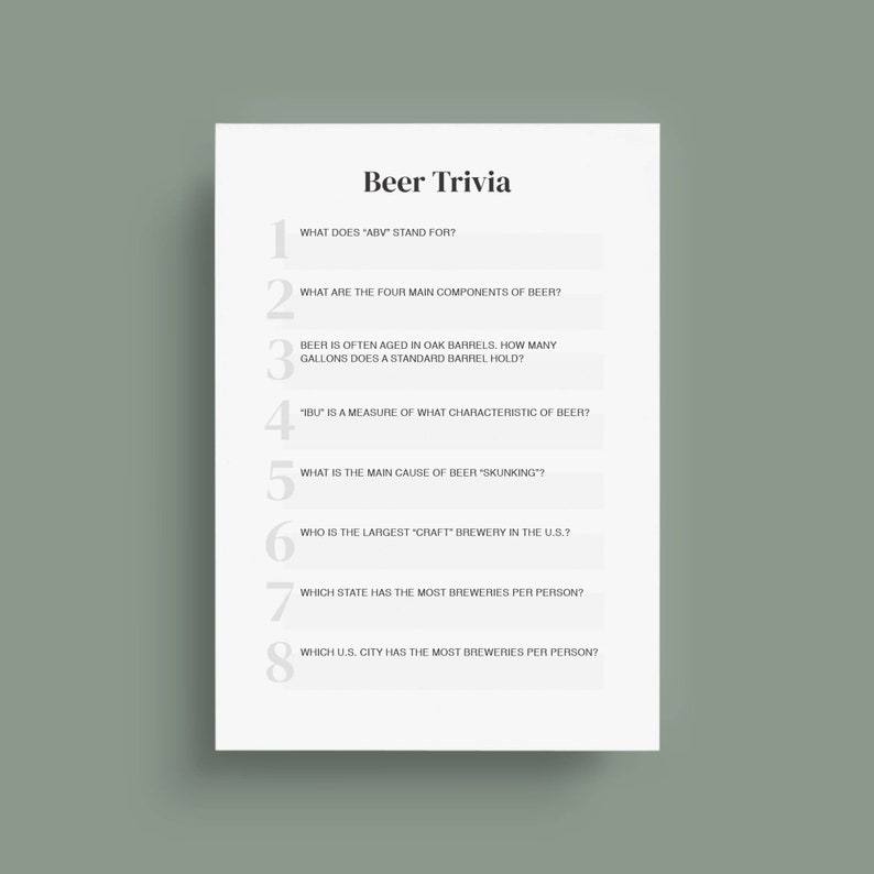 Printable Beer Trivia Game Cards Beer Tasting Party 5x7 Etsy Canada printable-beer-trivia-game-cards-beer-tasting-party-5x7-etsy-canada
