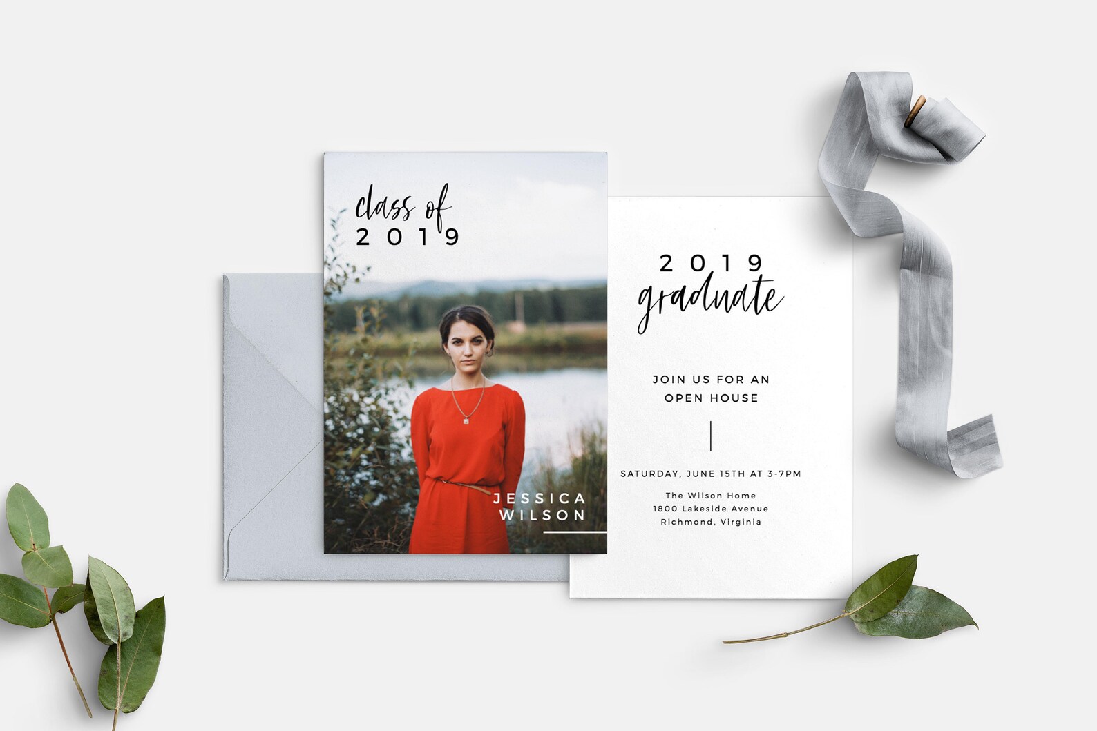 Editable Graduation Announcement Template Instant Download 2019 Grad ...