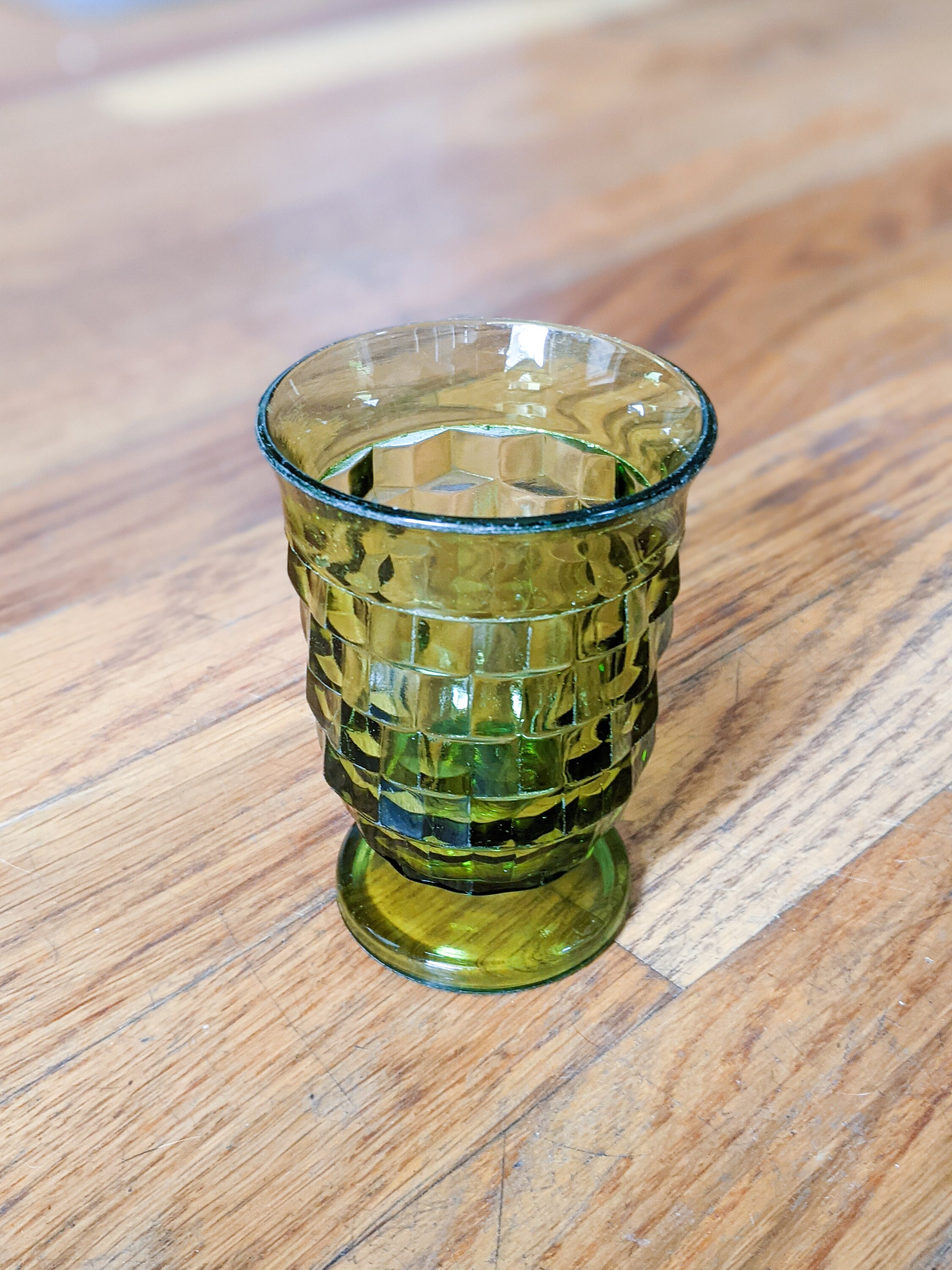 Green Fostoria Depression Glasses American Pattern 3.5 Etsy