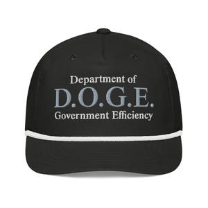 DOGE Hat Elon Musk Inspired Department of Government Efficiency Snapback Gift for Him Gift for Dad D.O.G.E Baseball Cap Golf Cap America