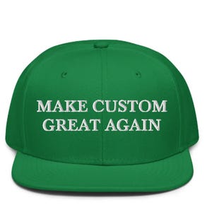 Custom Green Ireland MAGA Parody Hat Snapback Funny Trump McGregor Best Seller Hat Gift for Him Gift Personalized Green Irish Flag MIGA