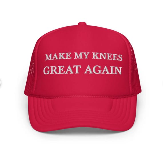 Custom MAGA Parody Hat Make My Hairline Great Again Trucker Hat