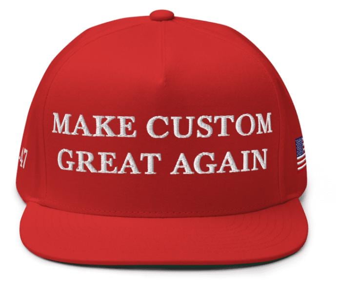 Custom MAGA Parody Hat Make Great Again Snapback Funny Maga Hat Gift for Him Trump Gift Personalized Dark MAGA Best Seller Anti Trump Pro