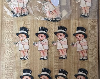 child's top hat and cane