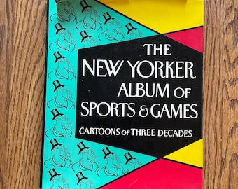 The New Yorker Album of Sports and Games Book 1958 HCDJ 400 Cartoons Humorvolles Sammlerstück