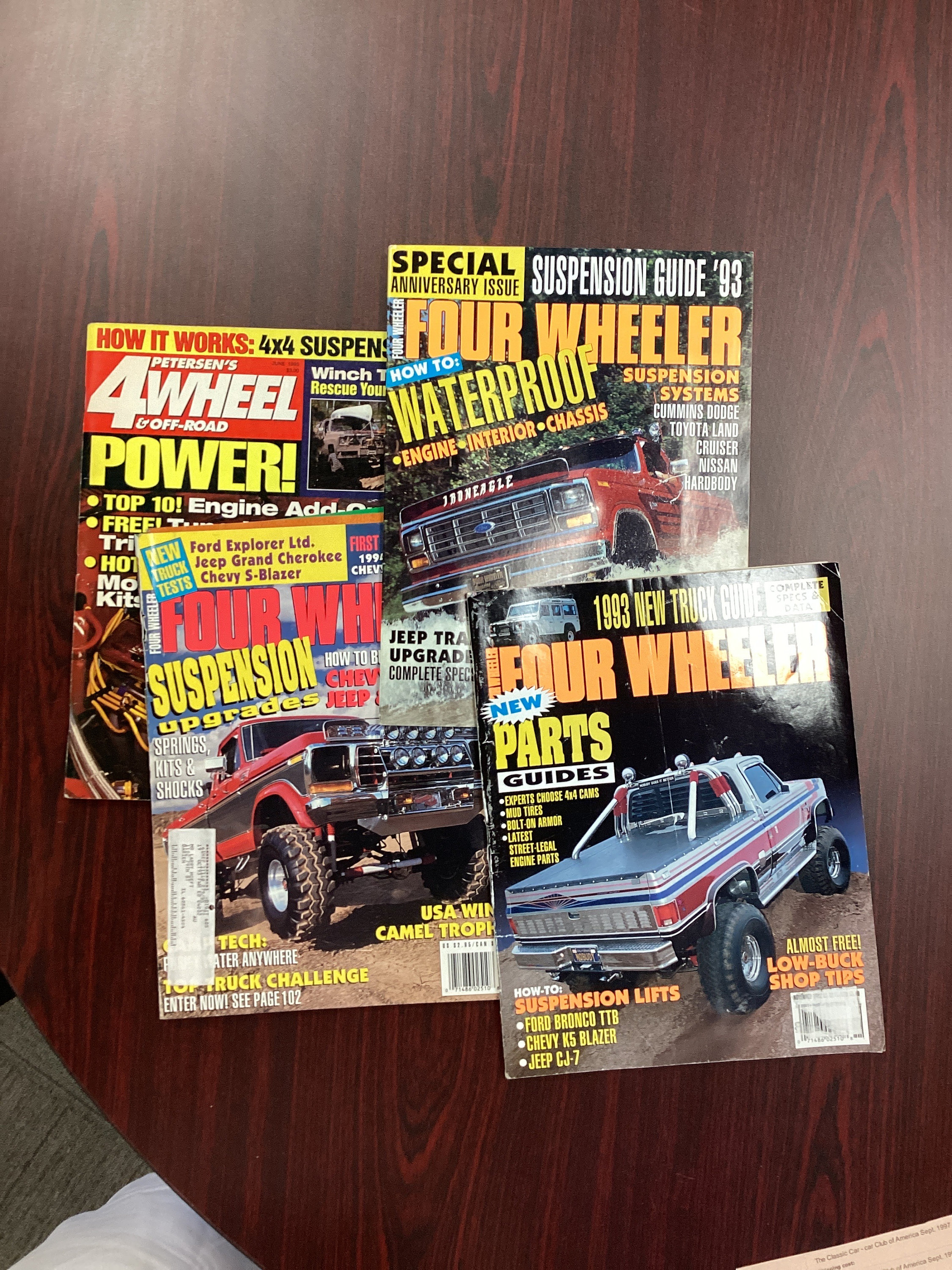 Four Wheeler Magazines Vintage Issues Choice: November 1992