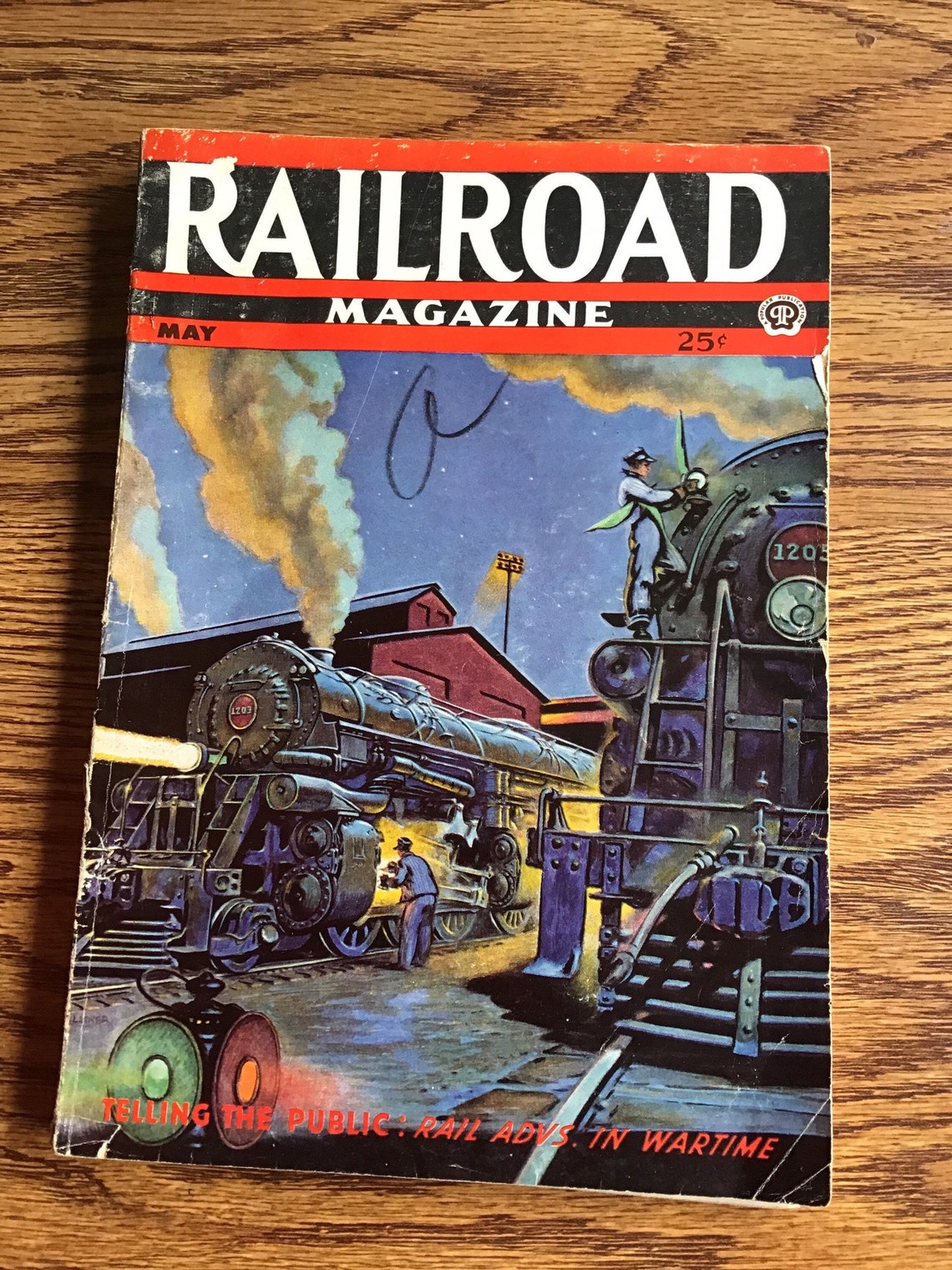Railroad Magazine May 1943 WWII era vintage ads articles Etsy