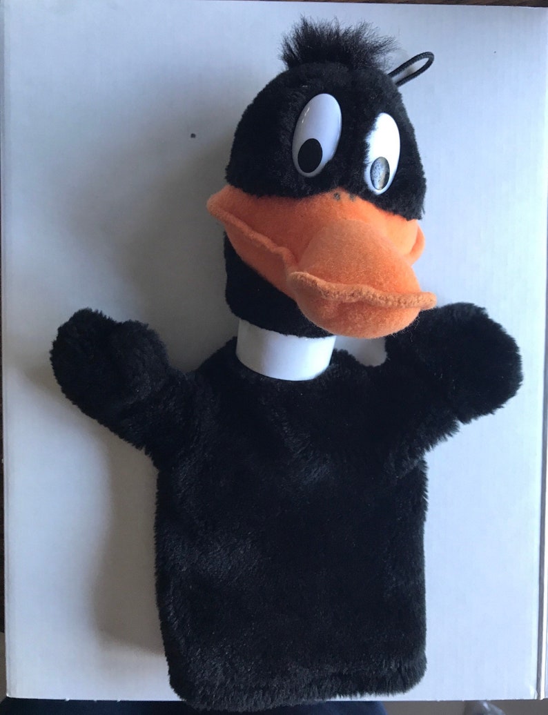 Daffy Duck Plush Hand Puppet Warner Brothers Looney Tunes | Etsy