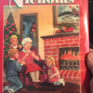 Nikolaus von Michael A. Ganey Autor signiert, Erstausgabe HC DJ gebrauchtes Kinderbuch, Fiktion Weihnachtsgeschichte, Weihnachtsmann werden,