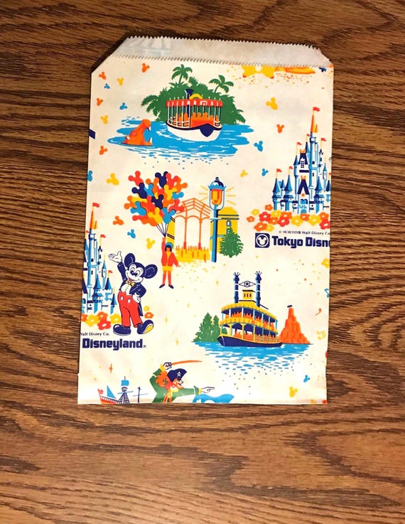 東京ディズニーランド コレクターズアイテム 1987年 紙袋 レア 入手