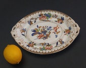 Copeland and Garrett Royal Opal Boat saucer under plate early 19th century