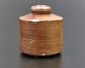Small Stoneware Ink Bottle 19th century