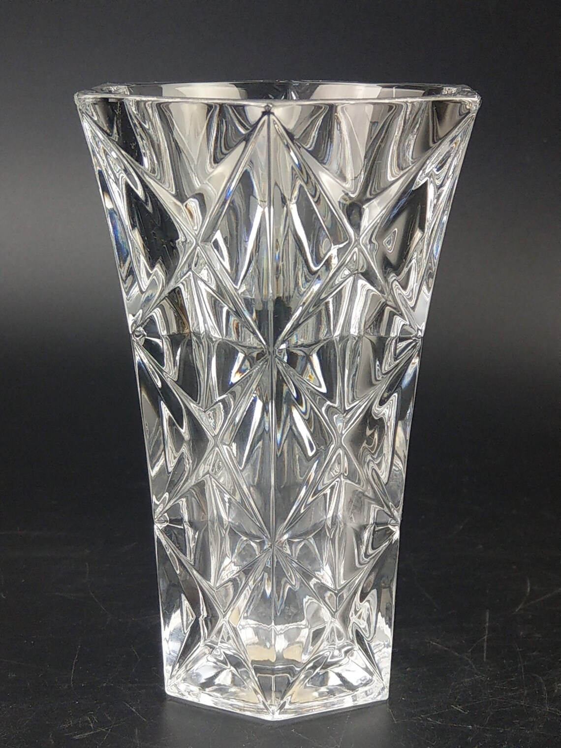 Vintage Lead Crystal Sully Vase By Cristal d'Arques France Etsy
