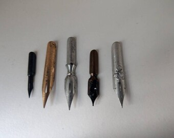 Job lot of 5 pen nib different brands