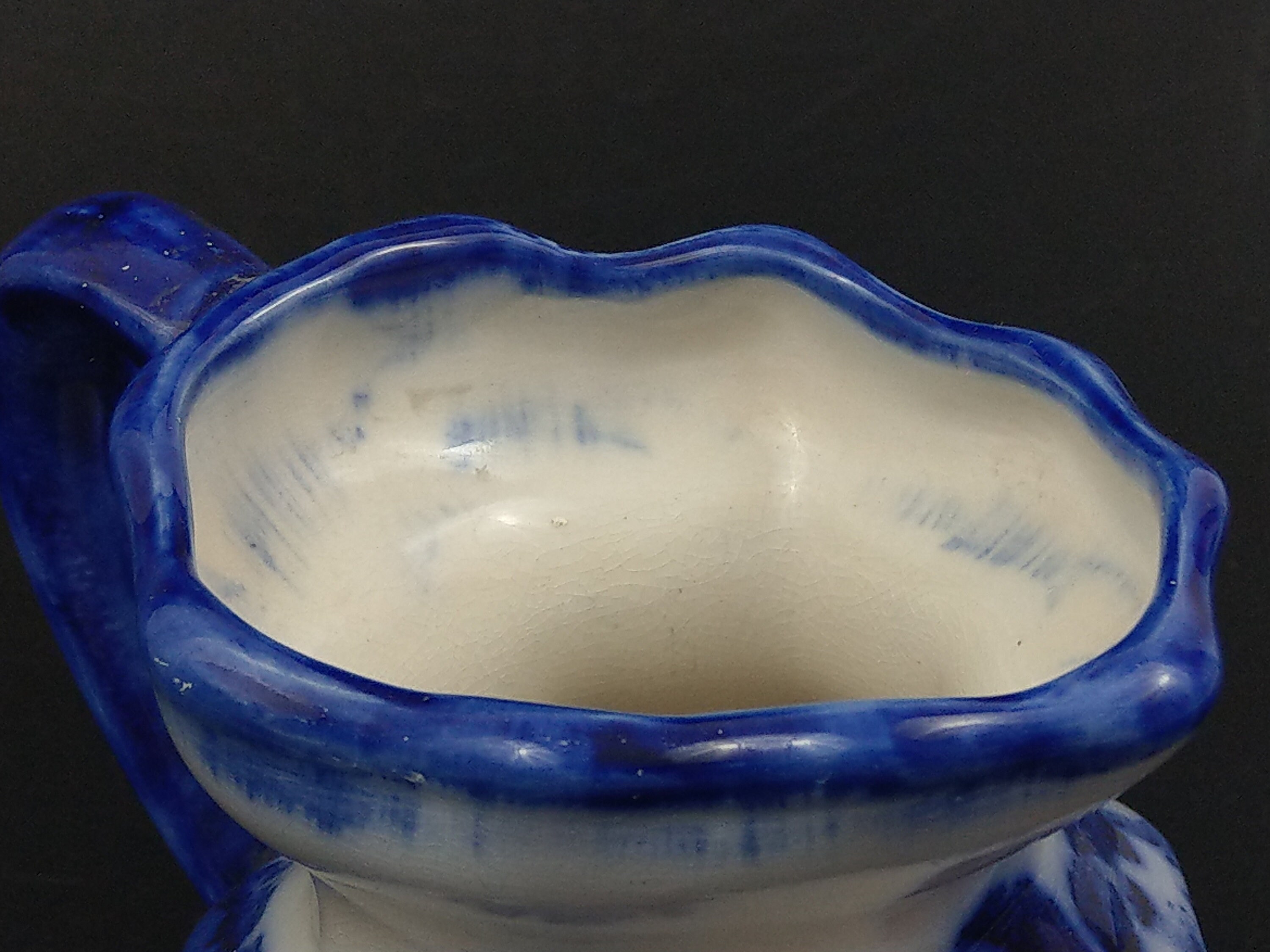 Flow Blue Cream Jug by Blakeney Pottery LTD Ironstone Etsy