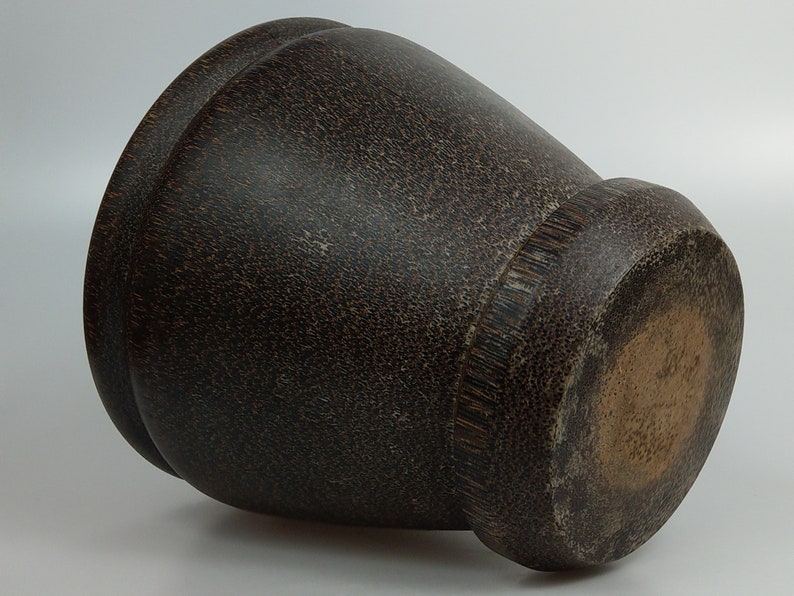 Sugar Palm Wood Mortar and Pestle Large 20th Century