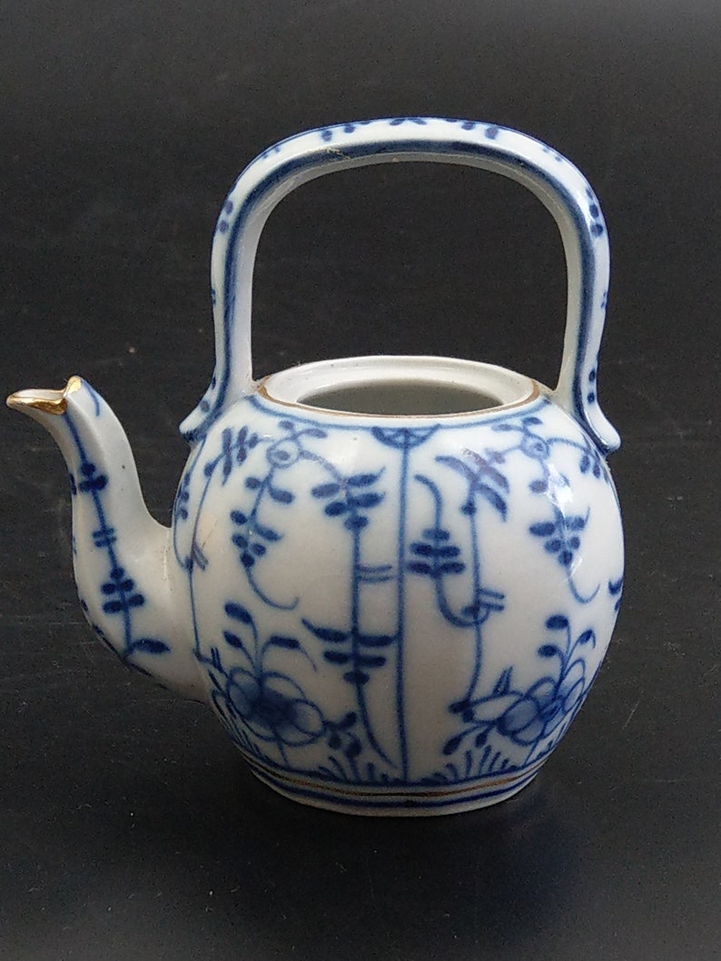 Royal Bayreuth Blaue Teekanne Zwiebeln Muster Handbemalt Etsy
