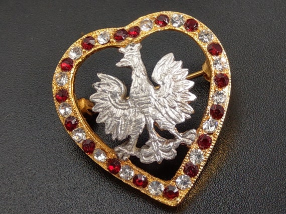 Polish Patriotic Brooch c1930s